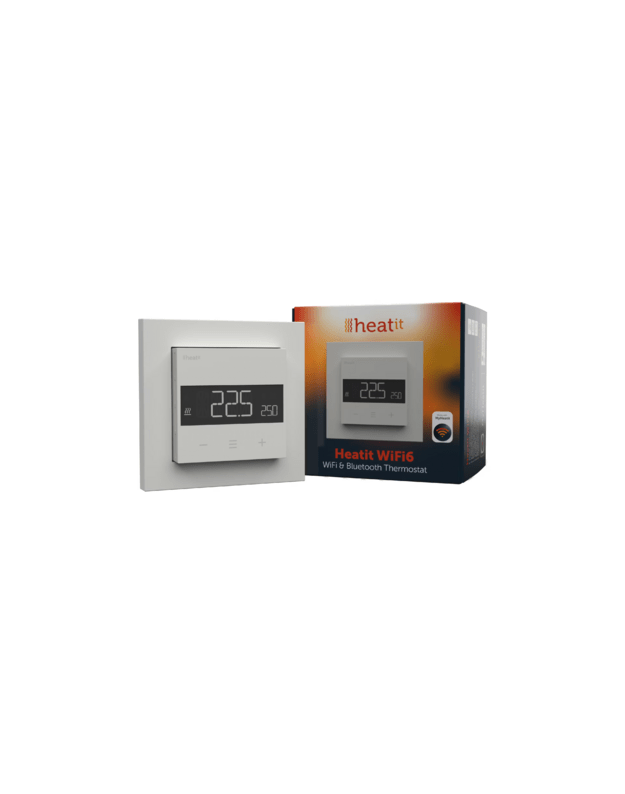 Išmanusis termostatas Heatit WiFi6, Baltas RAL 9003
