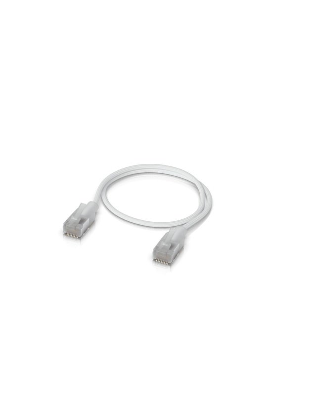 Patch kabelis Ubiquiti UACC-Cable-Patch-EL-0.3m-W (UTP Cat6, 0.3 m, balta)