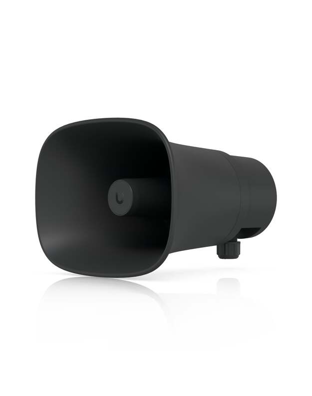Ruporinis garsiakalbis Ubiquiti UP-AI-Horn-Speaker-B (juodas, 120dB, PoE+, IPX5)