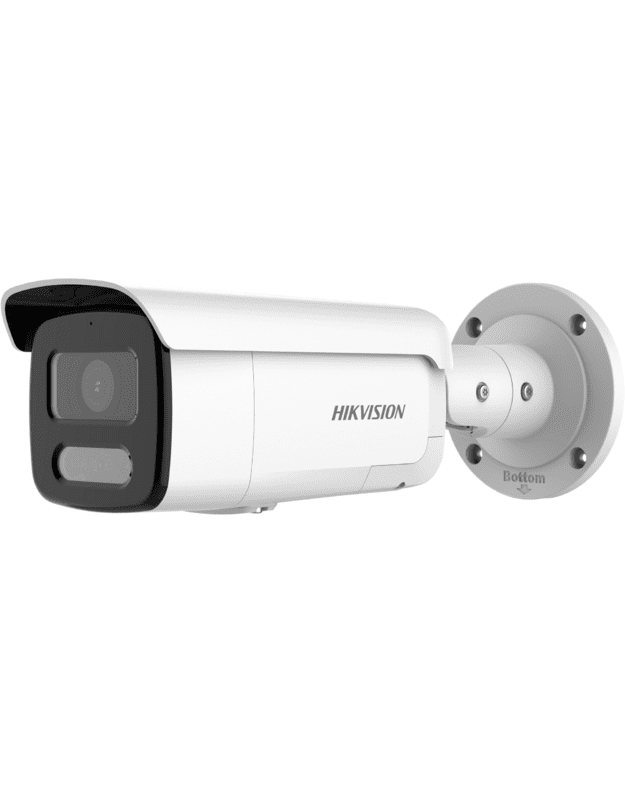 Hikvision bullet  DS-2CD2T47G2H-LISU/SL F4 (4 MP, balta, 60 m. IR  60 m. LED, Hybrid Light)
