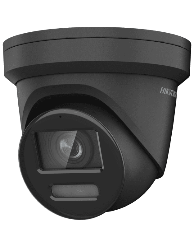 Hikvision dome DS-2CD2387G2-LU F2.8 (juoda, 8 MP, 30 m. LED, ColorVu)