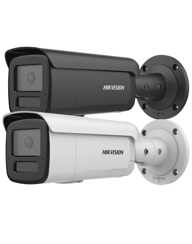 Hikvision bullet DS-2CD2T86G2H-IS2U/SL(eF) F2.8 (balta, 8 MP, 60 m. IR, AcuSense, DarkFighter)