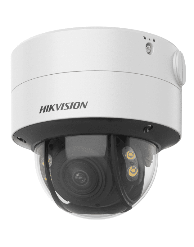 Hikvision dome DS-2CD2747G2-LZS F3.6-9 (balta, 4 MP, 40 m. LED, ColorVu)
