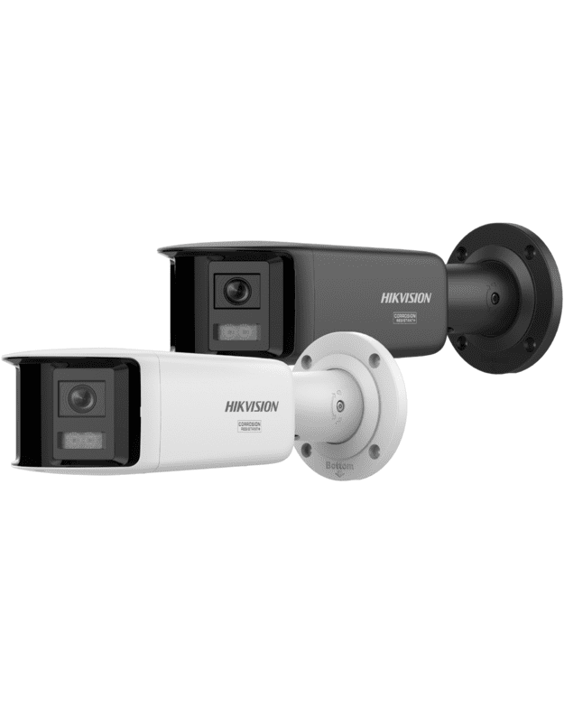 Hikvision Bullet DS-2CD2T87G3P-LIS2UY/SL F2.8 (Juoda, 180&deg;, 8MP, IR + LED 40m, ColorVu 3.0)