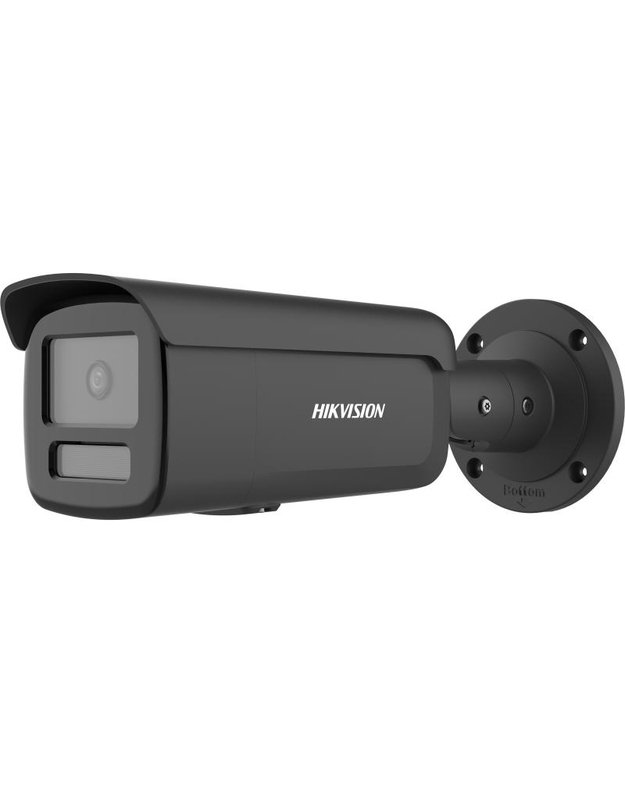 Hikvision bullet DS-2CD2T47G2H-LIeF F2.8 (juoda, 4 MP, 60 m. IR  60 m. LED, Hybrid Light)