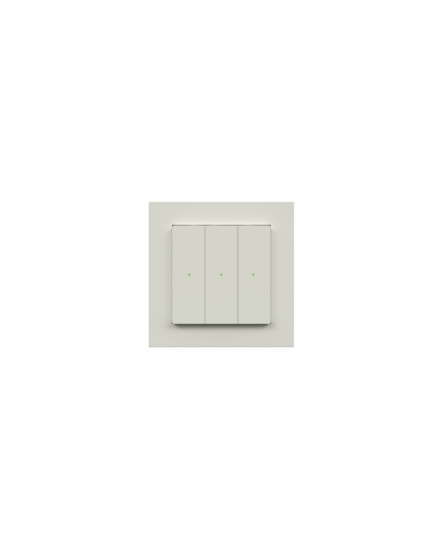 Heatit Z-Push Wall Controller. Z-WAVE išmanusis mygtukinis valdiklis, baltas RAL 9010 blizgus 9