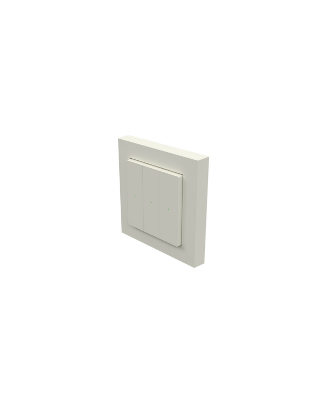 Heatit Z-Push Wall Controller. Z-WAVE išmanusis mygtukinis valdiklis, baltas RAL 9010 blizgus 11