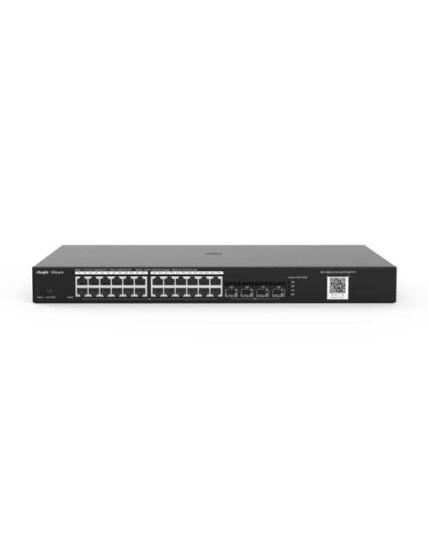 24 prievadų komutatorius Ruijie Reyee RG-NBS3100-24GT4SFP (Valdomas, Layer 2)
