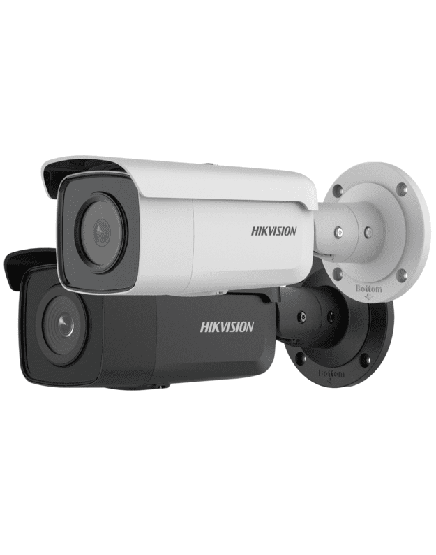 Hikvision bullet DS-2CD2T46G2-4I F6 (be bazės) (balta, 4 MP, 80 m. IR, 80 m. LED, AcuSense)