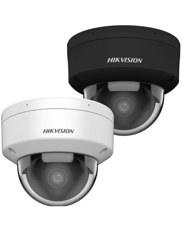 Hikvision dome DS-2CD2166G2H-ISU F2.8 (balta, 6 MP, 30 m. IR, AcuSense, DarkFighter)