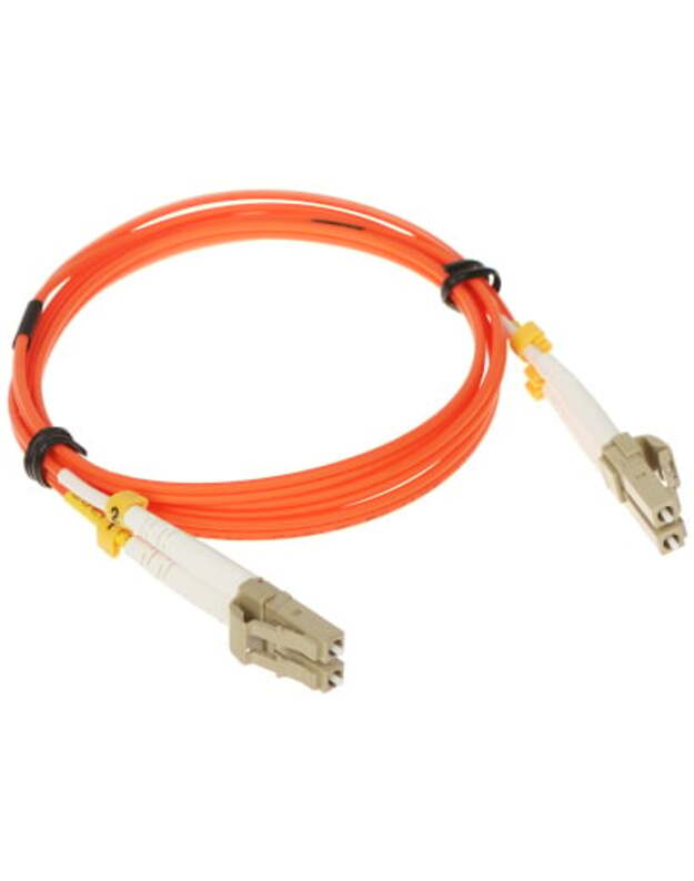 Optinis jungiamasis laidas LC/UPC-SC/UPC (MM, duplex, OM3, 3mm, 3m)