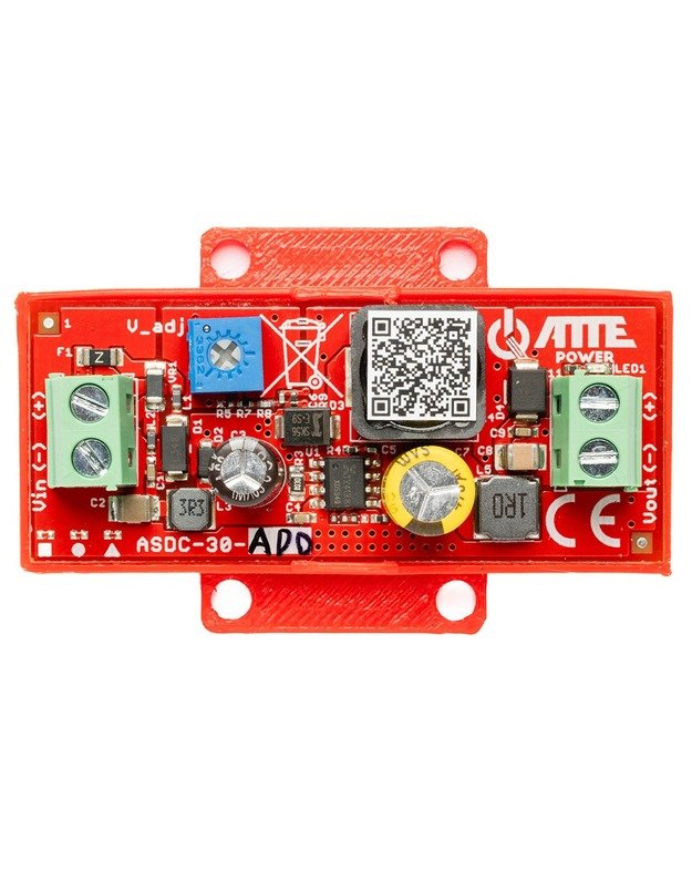 Įtampos keitiklio modulis ATTE ASDC-30-AD0-OF (5-50VDC į 3.3-12VDC, 30W)