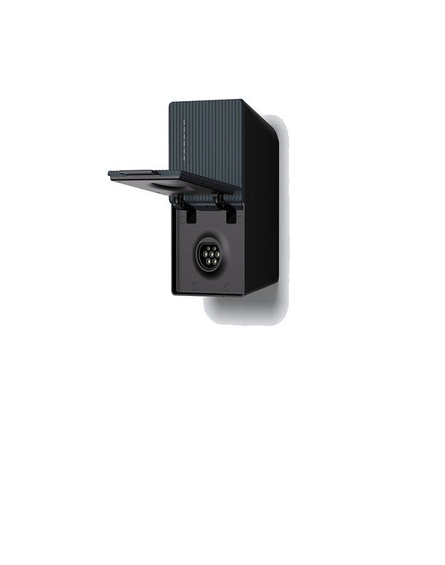 Automobilių krovimo stotelė Teltonika TeltoCharge EVC2002100S0 (lizdas, 22 kW, 32 A, 3 fazės, GSM)