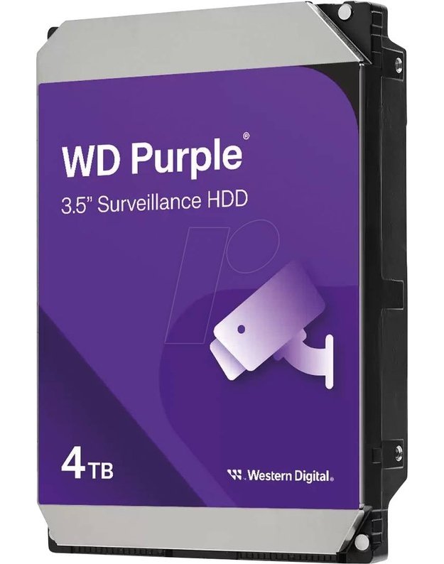 Kietasis diskas Hikvision WD Purple WD44PURZ (4TB, 3.5  , skirta DVR/NVR)
