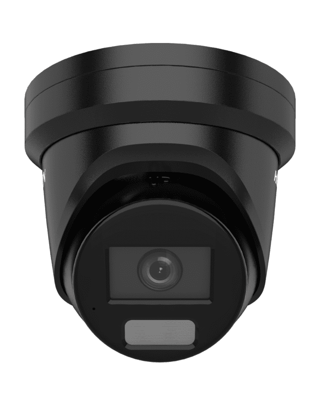 Hikvision dome DS-2CD2386G2H-IU F2.8 (juoda, 8 MP, 30 m. IR, AcuSense)