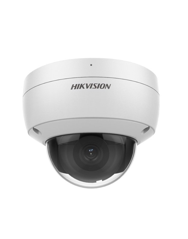 Hikvision dome DS-2CD2146G2-ISU F4 (balta, 4 MP, 30 m. IR, AcuSense)