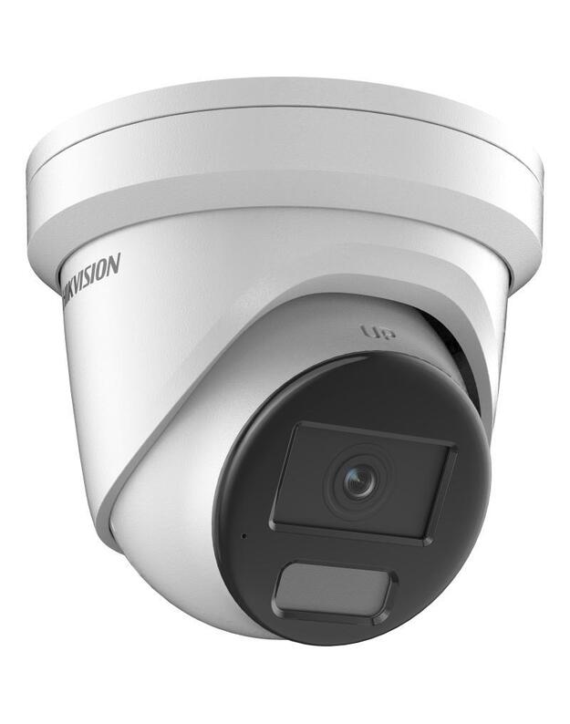 Hikvision dome DS-2CD2387G2H-LIUeF F2.8 (balta, 8 MP, 40 m. IR  40 LED, Hybrid Light)