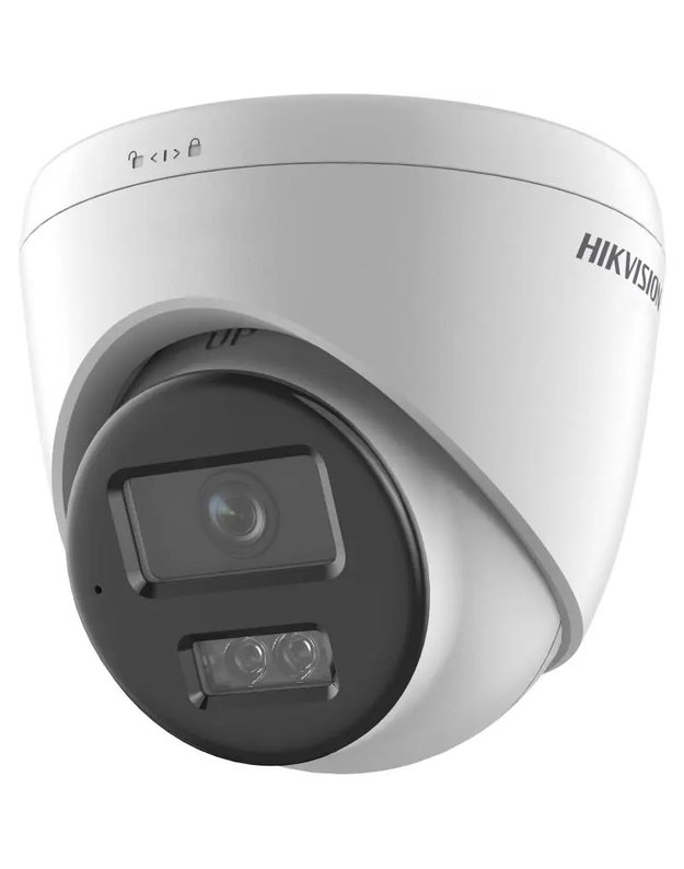 Hikvision dome DS-2CD1343G2-LIUF F2.8 (balta, 4 MP, 30 m. IR, 30 m. LED, Hybrid Light)