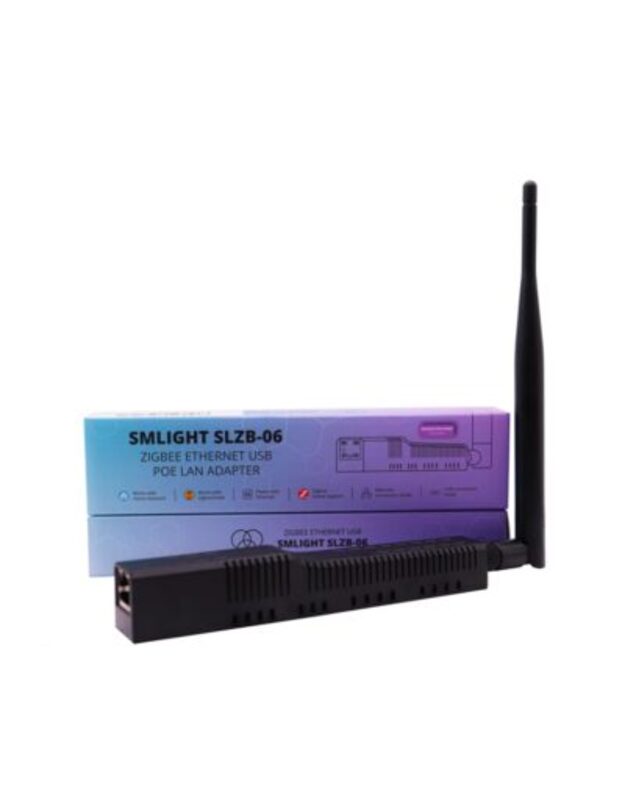 SMLight SLZB-06 Zigbee Ethernet, PoE, USB, Wi-Fi adapter (router and coordinator), CC2652P