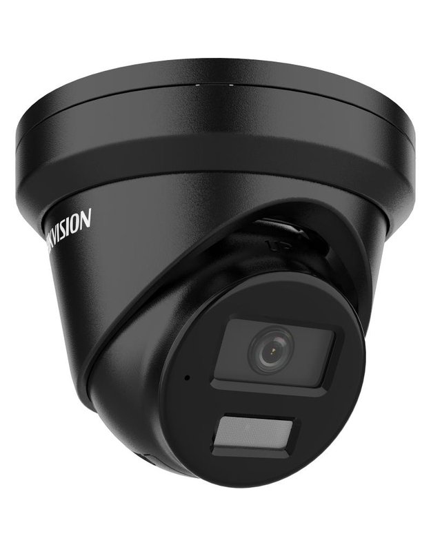 Hikvision dome DS-2CD2346G2H-IU F2.8 (juoda, 4 MP, 30 m. IR, AcuSense)