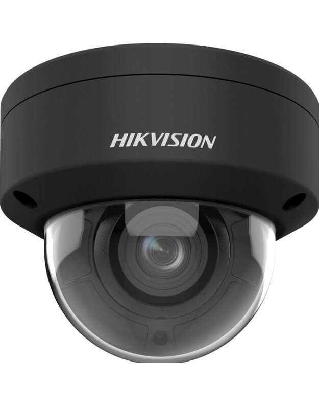 Hikvision dome DS-2CD2787G2HT-LIZS F2.8-12 (juoda, 8 MP, IR, LED iki 40m, ColorVu, Darkfighter)