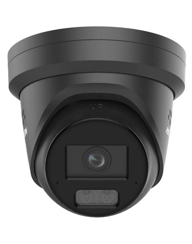 Hikvision Turret DS-2CD2347G3-LIS2UY/SL F2.8 (Juoda, 4MP, Hybrid Light, IR+LED 30m)