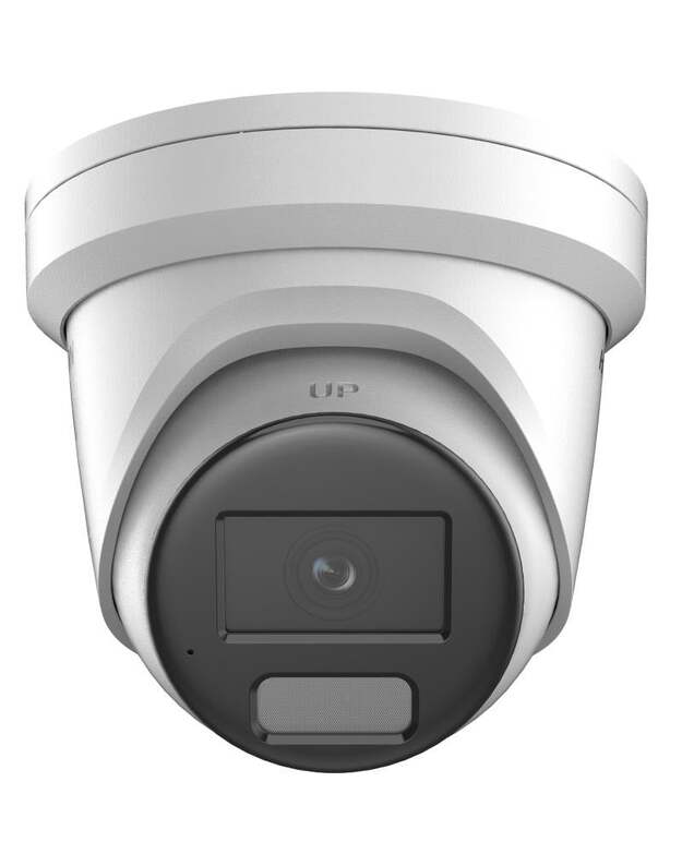 Hikvision dome DS-2CD2386G2H-IS2U/SL F4 (balta, 8 MP, 30 m. IR, AcuSense)