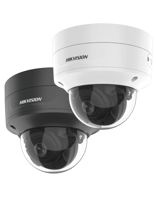 Hikvision dome DS-2CD2766G2-IZS (C) 2.8-12mm (balta, 6 MP, 40 m. IR, AcuSense)