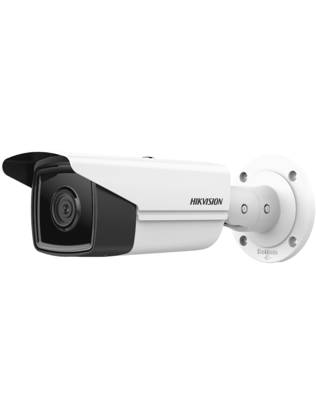 Hikvision bullet DS-2CD2T43G2-4I F4 (be bazės) (balta, 4 MP, 80 m. IR, AcuSense)
