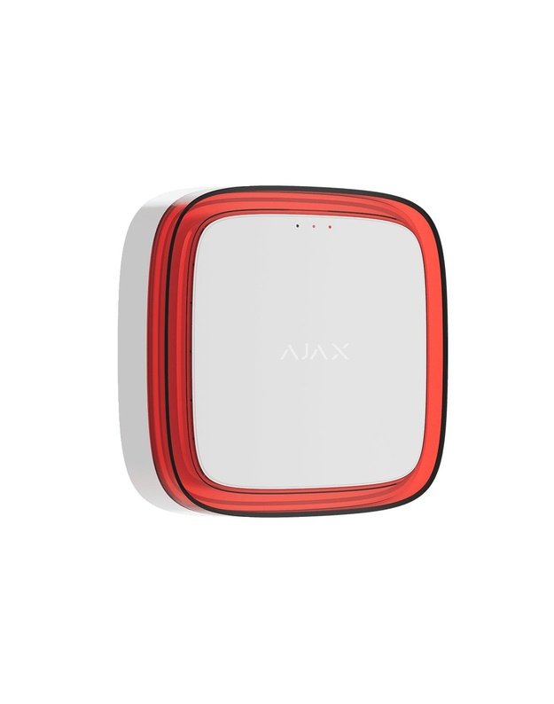 Belaidė sirena Ajax EN54 FireProtect (sounder/VAD) 118599.279.WH1 (balta, su blykste)