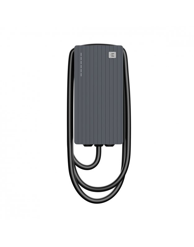 Automobilių krovimo stotelė TeltoCharge EVC1110P1000 (Su laidu, 11kW, 16A, 3 fazės)