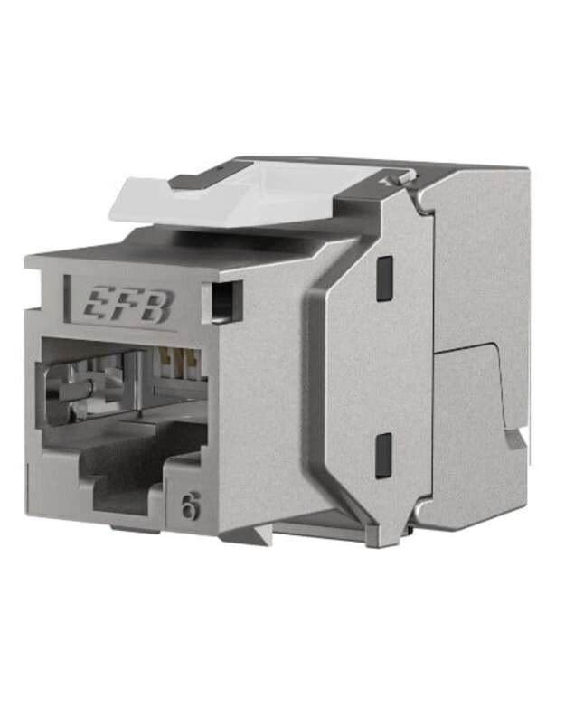 RJ45 Keystone lizdas EFB E-20072 (Cat.6, STP, 250 MHz)