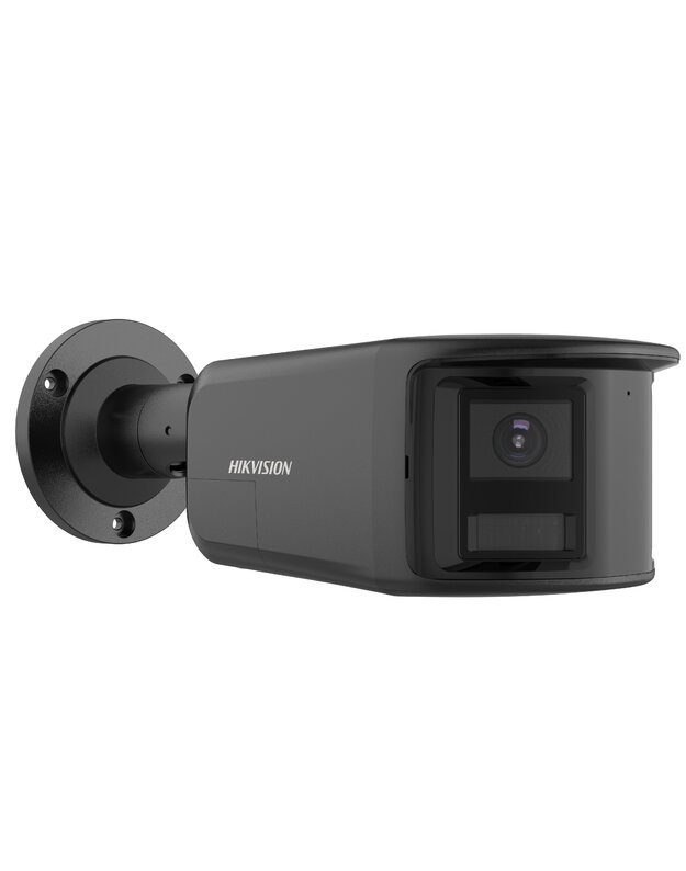 Hikvision Bullet DS-2CD2T87G3P-LIS2UY/SL F2.8 (Juoda, 180&deg;, 8MP, IR + LED 40m, ColorVu 3.0)