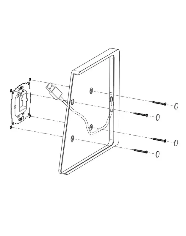 Displine Companion Wall Home for Samsung Tab A9 + 11"