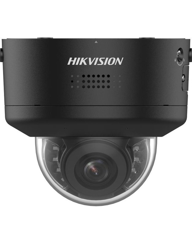 Hikvision dome DS-2CD2787G2H-LIPTRZS2U/SL F2.8-12 (juoda, 8 MP, IR, LED iki 40m, ColorVu, DarkFighter)