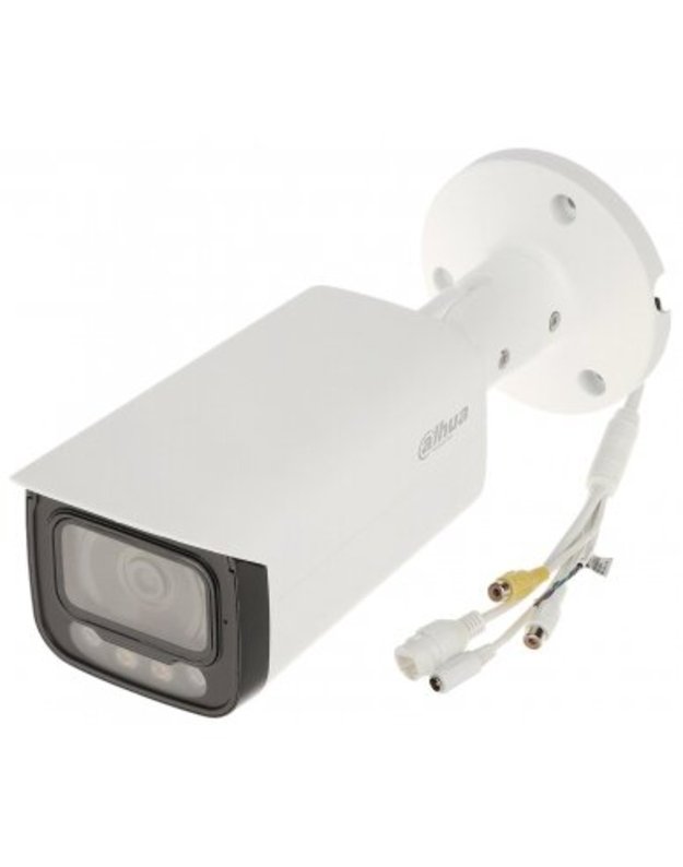 IP kamera Dahua Bullet HFW2449T-AS-IL-0360B F3.6 (Balta, 4MP, WizSense, IR 60m, LED 50m, IP67)