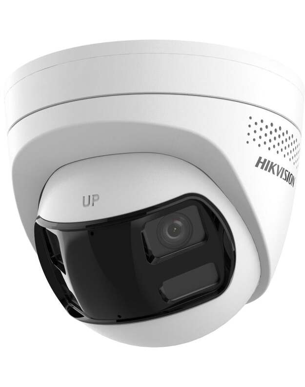Hikvision dome DS-2CD1363G2P-LIUF/SL F2.8 (balta, 6 MP, 180&deg;, 30 m LED, Smart Hybrid, panoraminė 180&deg;)