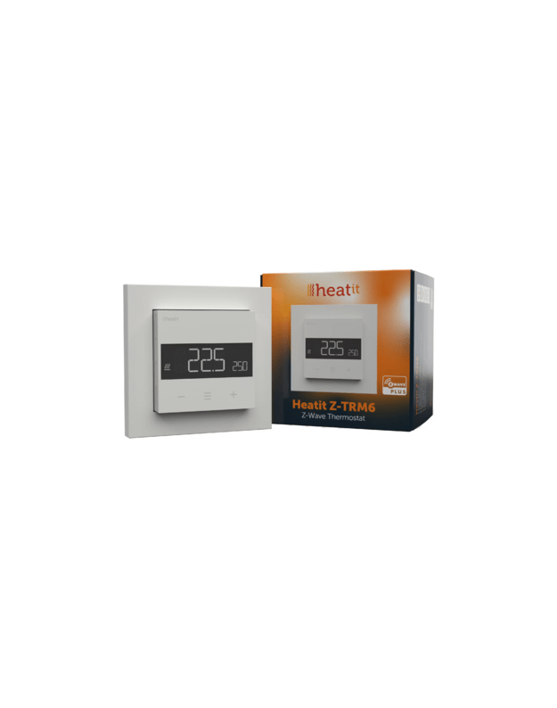 Heatit Z-TRM6 išmanus Z-WAVE termostatas, baltas RAL 9003 2
