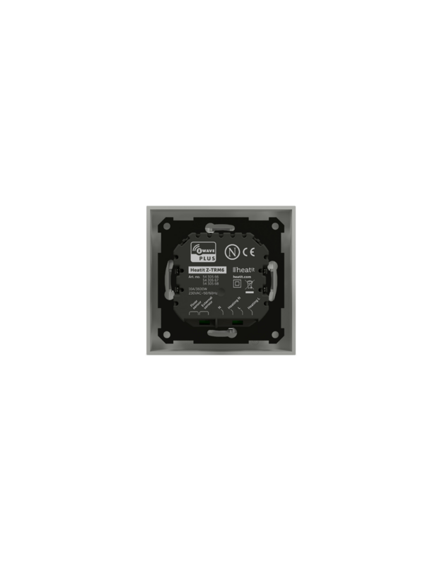 Heatit Z-TRM6 išmanus Z-WAVE termostatas, baltas RAL 9003 8