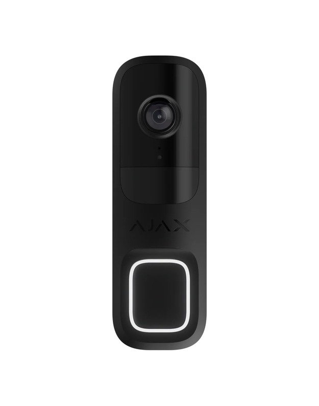 Telefonspynės i&scaron;kvietimo modulis Ajax Doorbell (Juoda)