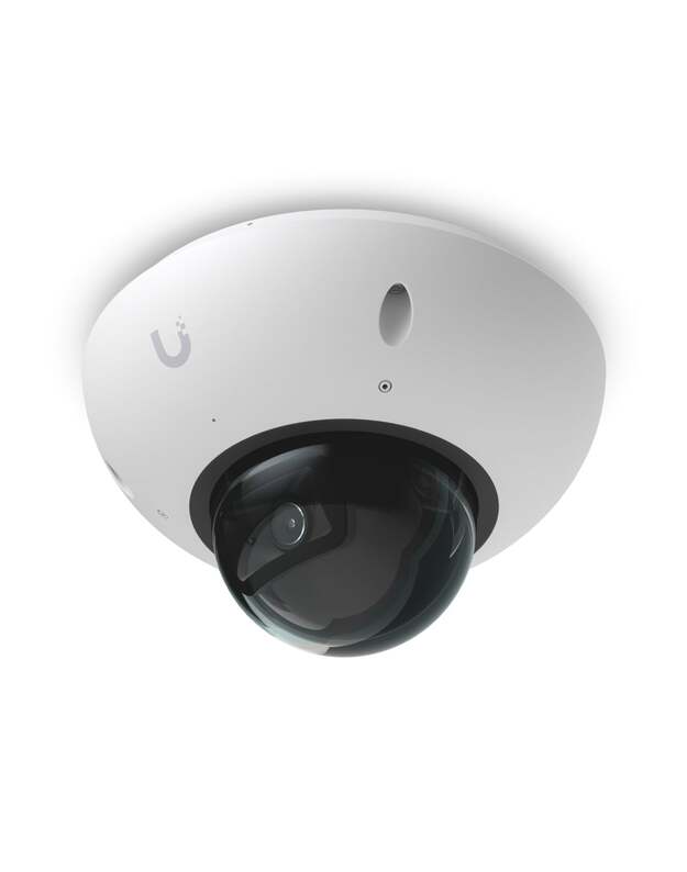 Kamera Ubiquiti UVC-G6-Dome-W (balta, 8MP, 4K, IR 30 m, PoE, IP66, IK10)