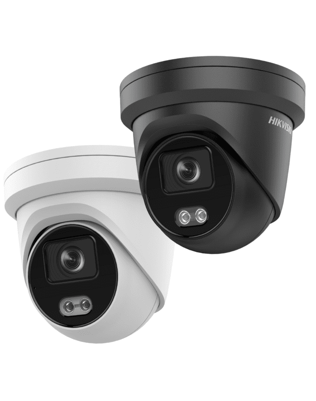 Hikvision dome DS-2CD2347G2-L F2.8 (balta, 4 MP, 30 m. LED, ColorVu)