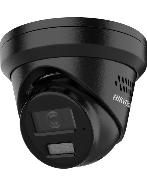 Hikvision dome DS-2CD2343G2-LI2U/SL F2.8 (juoda, 4 MP, 30 m IR+LED, AcuSense)