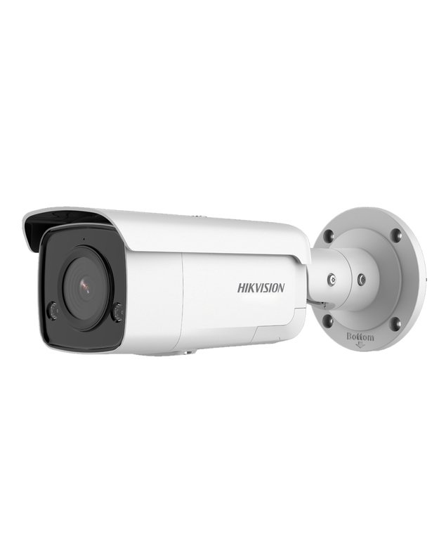 Hikvision bullet DS-2CD2T86G2-ISU/SL F4 (be bazės) (balta, 8 MP, 60 m. IR, AcuSense)