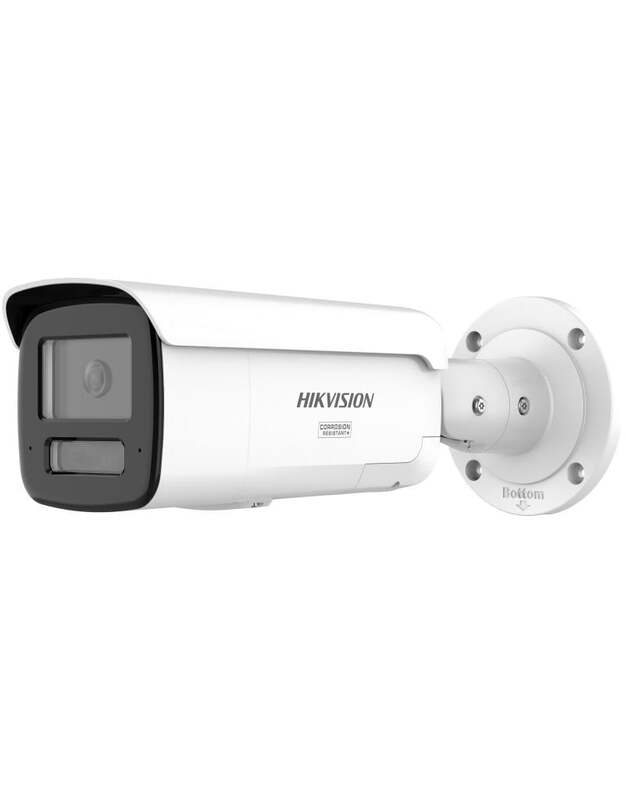 Hikvision bullet DS-2CD2T87G3-LIS2UY/SL F2.8 (Balta, 8MP, IR + LED 60m, ColorVu)