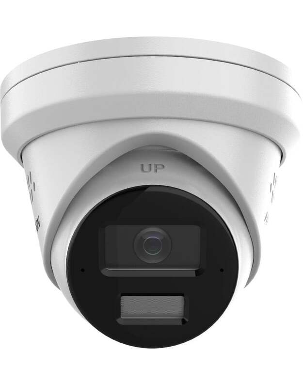 Hikvision dome DS-2CD2383G2-LI2U F2.8 (balta, 8 MP, 30 m IR+LED, AcuSense)
