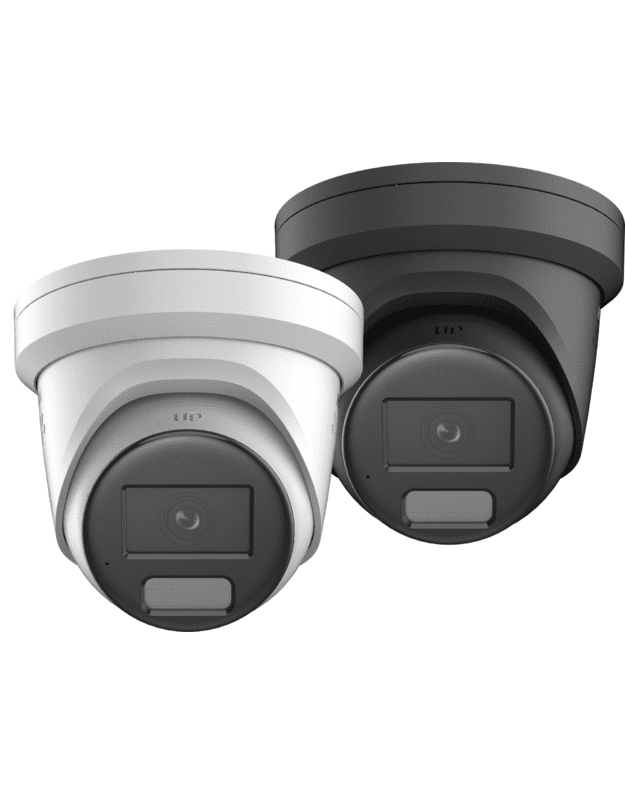 Hikvision dome DS-2CD2347G2-LSU/SL F2.8  (balta, 4 MP, 30 m. LED, ColorVu)