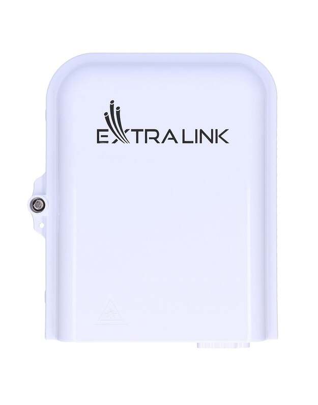 &Scaron;viesolaidžio paskirstymo dėžutė Extralink EL-FO-DB-8-WT (8 intarpų)