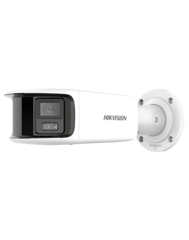 Hikvision bullet DS-2CD2T87G2P-LSU/SL(C)  (balta, 8 MP, 40 m. LED, ColorVu, panoraminė 180&deg;)
