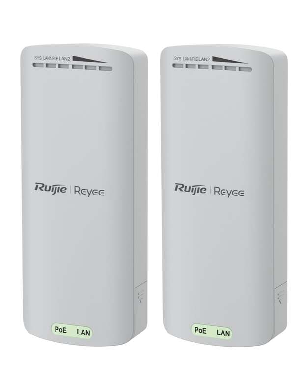 Belaidis LAN perdavimas (Bridge) Ruijie RG-EST100-E (2.4 GHz, 500m, 2 vnt.)